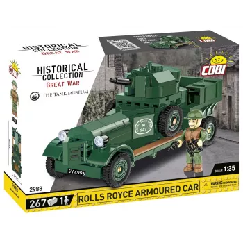 COBI KLOCKI Historical Collection Rolls-Royce Armoured Car 1920 Pattern Mk I Set de bloques de construcción (226 piezas)