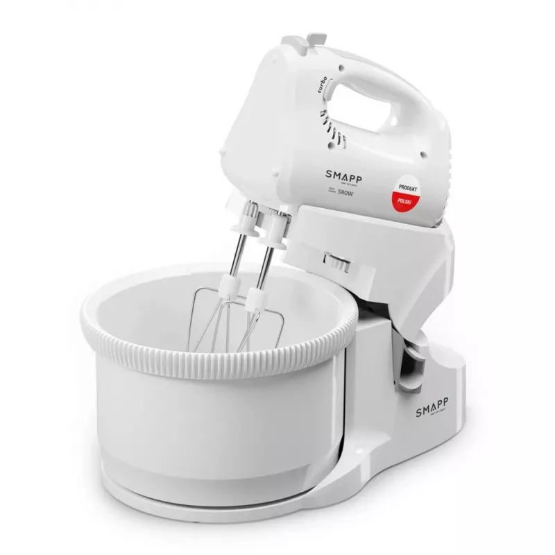 SMAPP Batidora de mano con 2 cuencos 451.66 Blanco