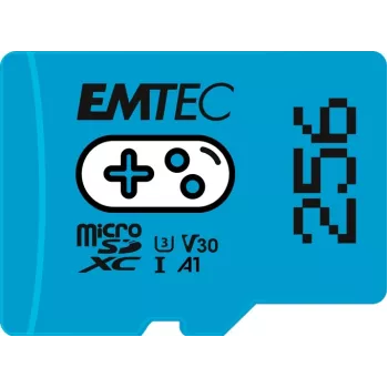 EMTEC Tarjeta de memoria microSDXC Gaming 256 GB UHS-I U3 V30 A1