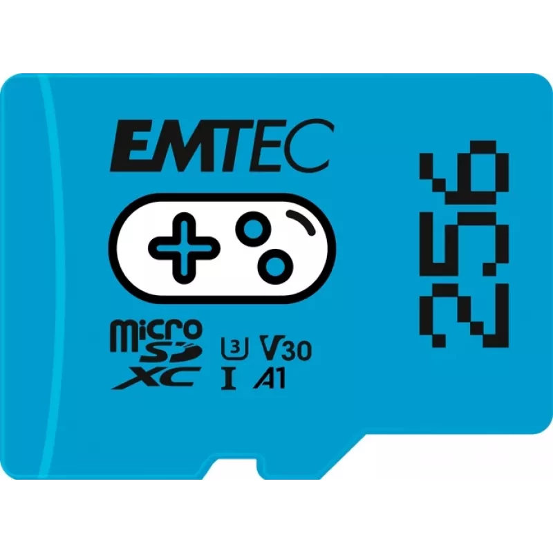 EMTEC Tarjeta de memoria microSDXC Gaming 256 GB UHS-I U3 V30 A1