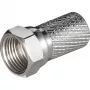 GOOBAY Conector F 7mm, Plata