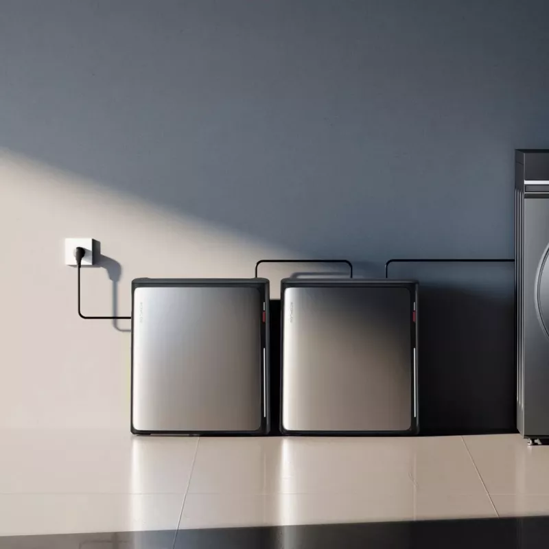 EcoFlow STREAM Ultra X Black Microinversor Almacenamiento de energía (3,84 kWh)