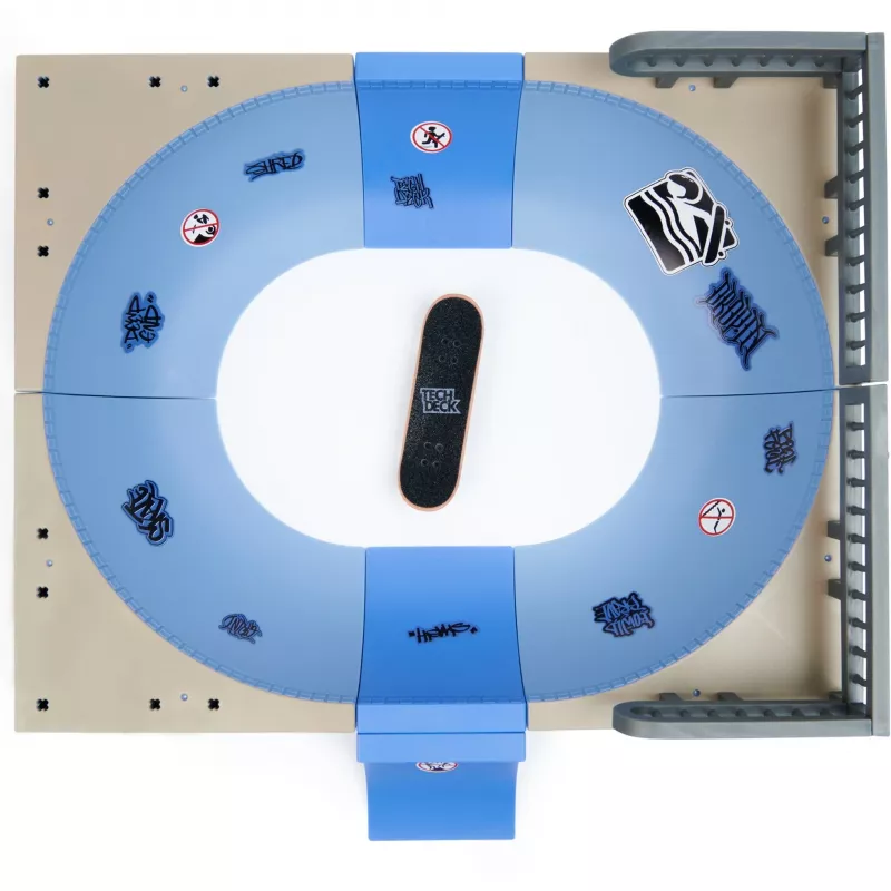 SPINMASTER Tech Deck Mega Bowl Monopatín de dedos parque de skate playset