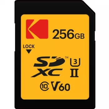 Kodak Tarjeta de memoria SDXC 256GB UHS-II U3 V60 Ultra Pro
