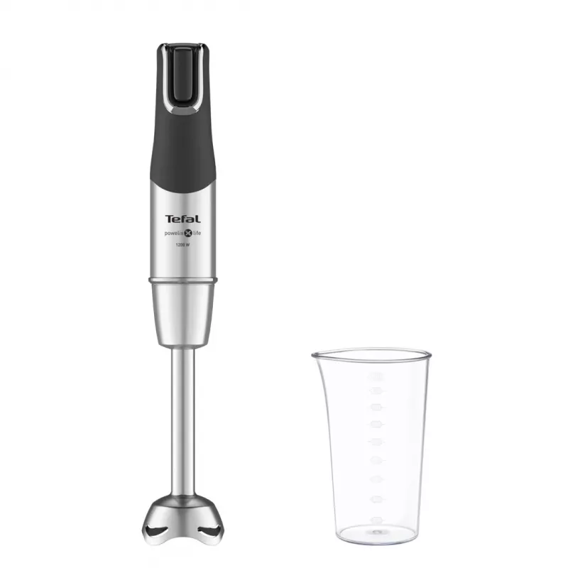 Tefal Infinity Force Pro 5in1 HB95LD38 Batidora de brazo, 1200 W, Negro/Acero inoxidable