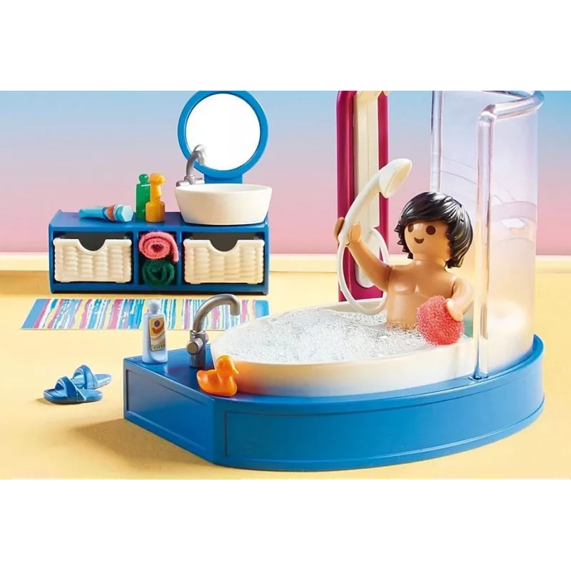 Playmobil Casa de muñecas 70211 Baño con bañera