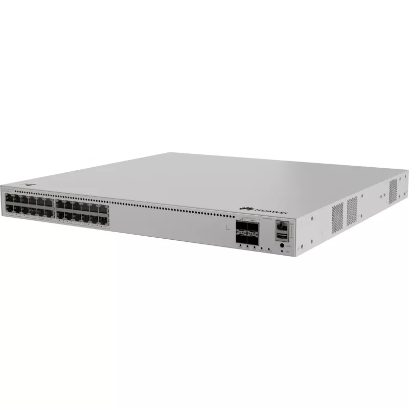 Huawei eKitEngine S310-24PN4X Switch gestionado L2+ PoE+ - 24 puertos 2.5G PoE+ + 4 uplinks 10G SFP+, presupuesto PoE 400W, montaje en rack
