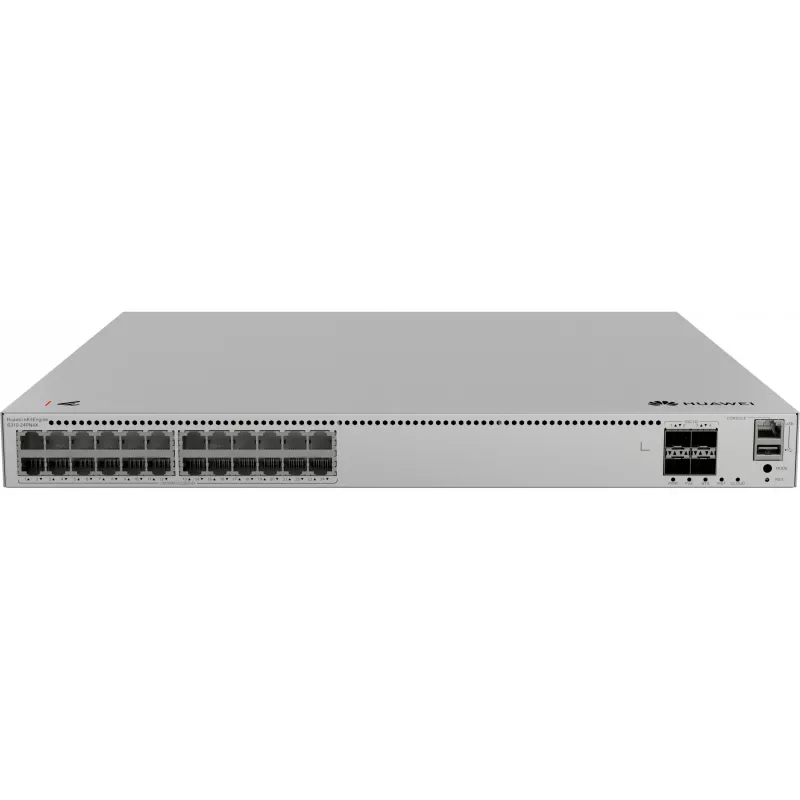 Huawei eKitEngine S310-24PN4X Switch gestionado L2+ PoE+ - 24 puertos 2.5G PoE+ + 4 uplinks 10G SFP+, presupuesto PoE 400W, montaje en rack