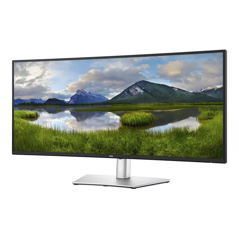 Dell P3425WE Monitor 34 inch IPS 21:9 100 Hz 5 ms 3440x1440 WQHD con hub USB-C y 90W Power Delivery, altura ajustable, giratorio, inclinable, 5 años de garantía