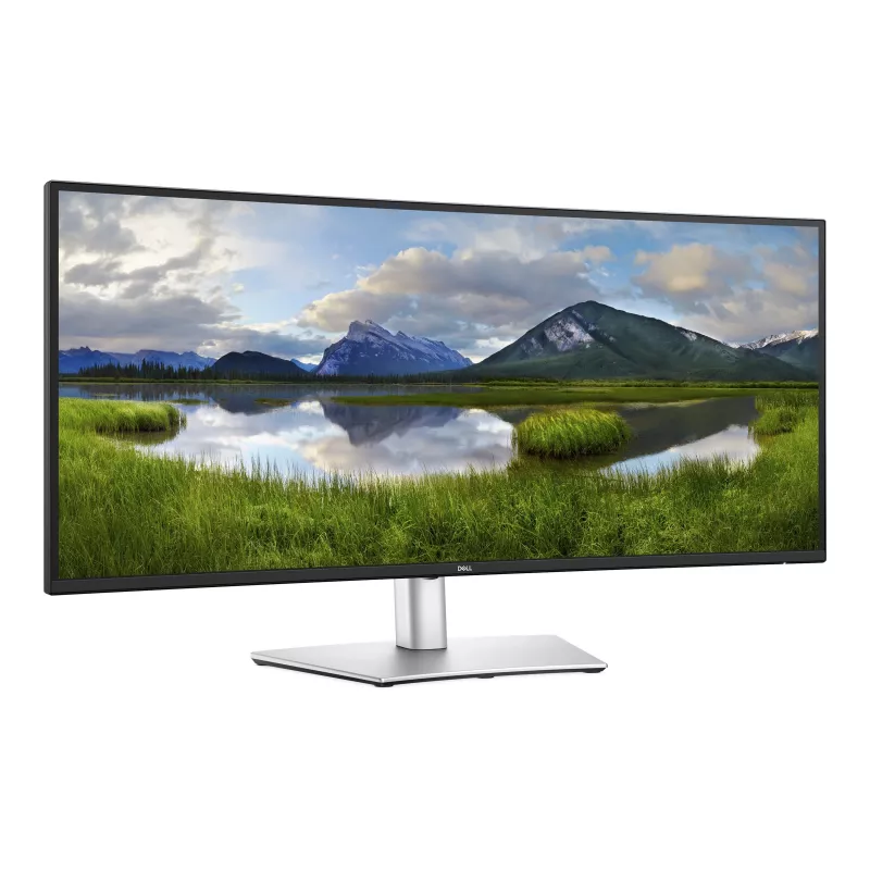 Dell P3425WE Monitor 34 inch IPS 21:9 100 Hz 5 ms 3440x1440 WQHD con hub USB-C y 90W Power Delivery, altura ajustable, giratorio, inclinable, 5 años de garantía