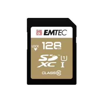 Emtec Tarjeta de memoria SDXC 128GB Class10 Gold+ UHS-I U1