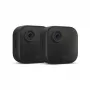 Amazon Blink Outdoor 4 Sistema de cámara de seguridad inalámbrica inteligente (2 cámaras + Sync Module Core) - 1080p HD, visión nocturna por infrarrojos, audio bidireccional, resistente a la intemperie, negro