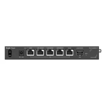 Ruijie Reyee RG-EG406XS-P router gateway cloud multi-WAN, 6x 2.5GE RJ45, 1x 10GE SFP+, 4 PoE, VPN, montaje en rack