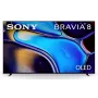 Sony BRAVIA 8 K-65XR80 (K65XR80PAEP) Smart TV OLED de 65 pulgadas 4K UHD con Google TV, HDR, negro