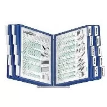 Durable VARIO panel de visualización sistema DIN A4 azul con 20 paneles