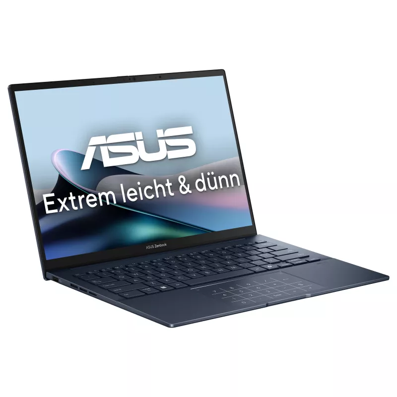 ASUS Zenbook 14 OLED UX3405CA-QD1303W portátil, 14 pulgadas WUXGA OLED, Intel Core Ultra 7 255H, 16GB LPDDR5x, 1TB SSD, Windows 11 Home, teclado QWERTZ alemán