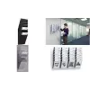DURABLE FLEXIBOXX 6 expositor de folletos A4 vertical transparente montable en pared