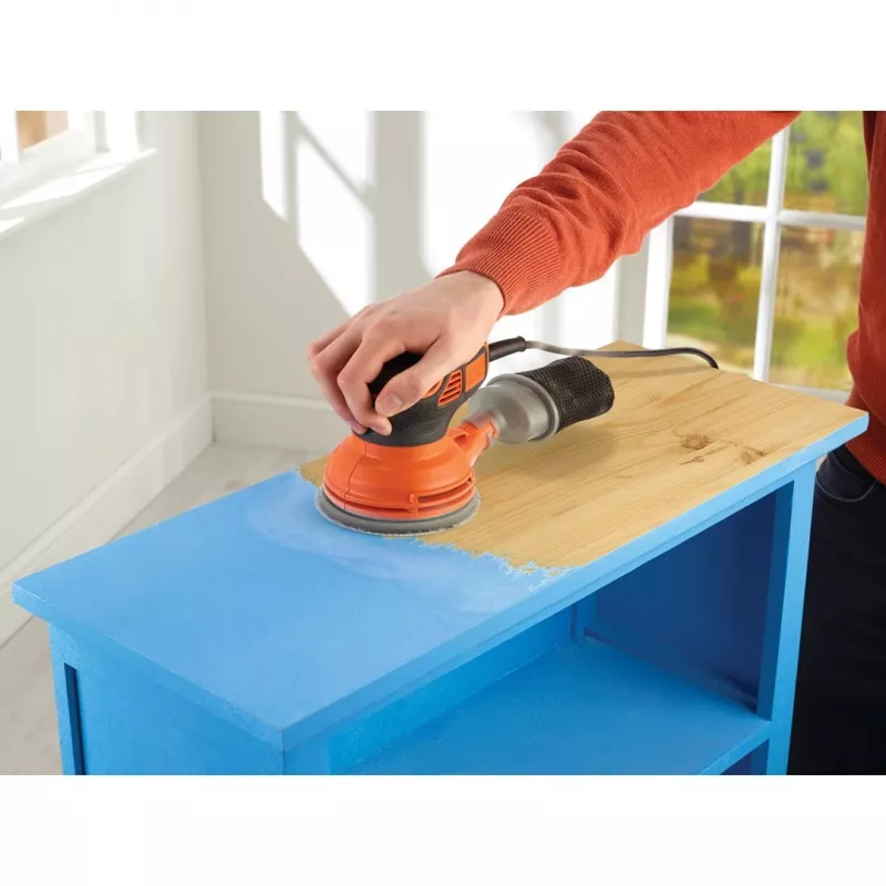 BLACK+DECKER lijadora excéntrica 240 W, 125 mm, 230 V