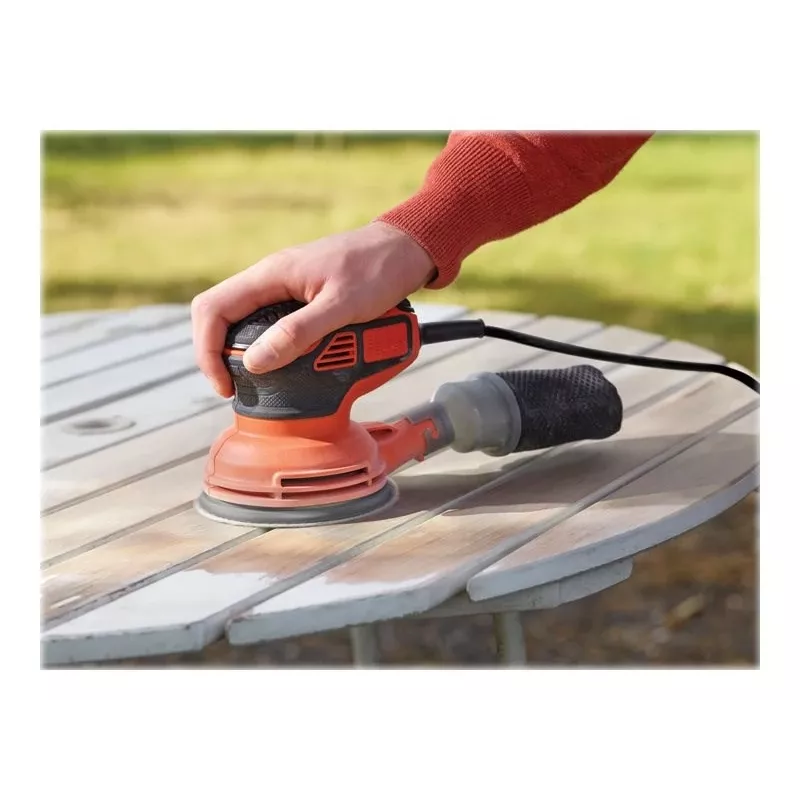 BLACK+DECKER lijadora excéntrica 240 W, 125 mm, 230 V