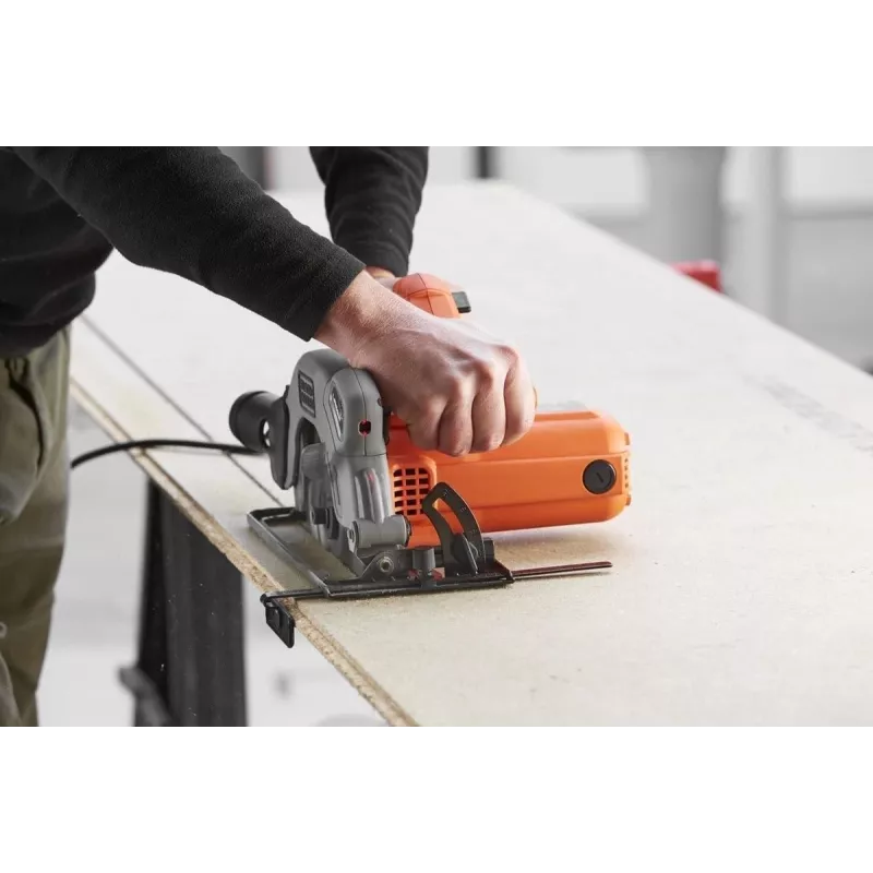 Black & Decker CS1250L-QS 1250W 190mm Sierra circular con guía láser