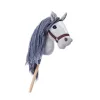 TOOTINY caballito de peluche con palo A3 HOPPIHORSE, gris