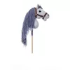 TOOTINY caballito de peluche con palo A3 HOPPIHORSE, gris