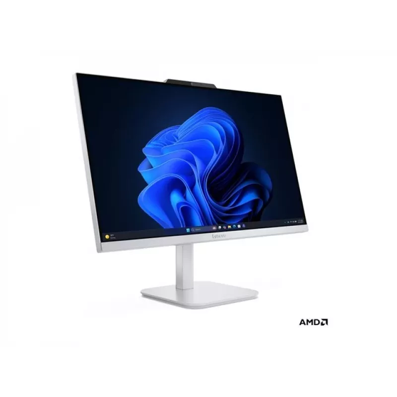 Lenovo A105 24 PC todo en uno F0JS0021NY, 23,8 pulgadas FHD IPS 100Hz, AMD Ryzen 5, 8GB LPDDR5, 512GB SSD, AMD Radeon 610M, Windows 11 Home, teclado en inglés, Cloud Grey, garantía de 2 años (carry-in)