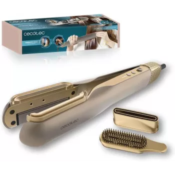 Cecotec Alisador de aire AirLisse 2in1 ForceDry Champagne 1000W Cerámica Beige
