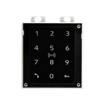 2N IP Verso Teclado táctil y lector RFID 125kHz Secured 13,56MHz NFC PICard (91550946-S)