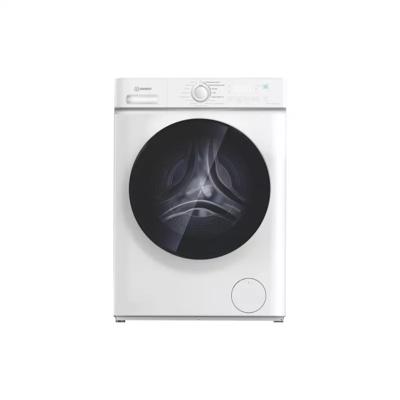 Indesit MXWD7514BPL Lavadora-secadora, 7 kg lavado, 5 kg secado, 1400 rpm, Negro