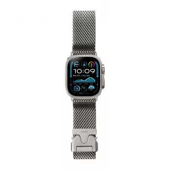 LAUT SATURN LOOP Correa de malla tejida de titanio para Apple Watch