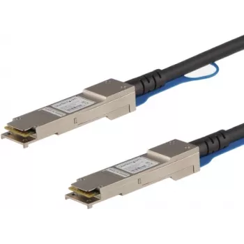 StarTech.com 3m QSFP-H40G-CU3M Cable de cobre de conexión directa QSFP+ compatible - Cable Twinax pasivo 40G QSFP+ - SFF-8436 - Negro