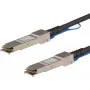 StarTech.com 3m QSFP-H40G-CU3M Cable de cobre de conexión directa QSFP+ compatible - Cable Twinax pasivo 40G QSFP+ - SFF-8436 - Negro