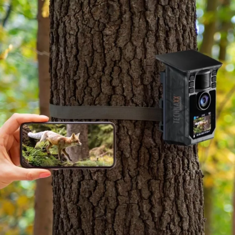 Technaxx Wildcam TX-326 Cámara de caza Solar Wi-Fi 48MP Full HD 1080p Visión nocturna