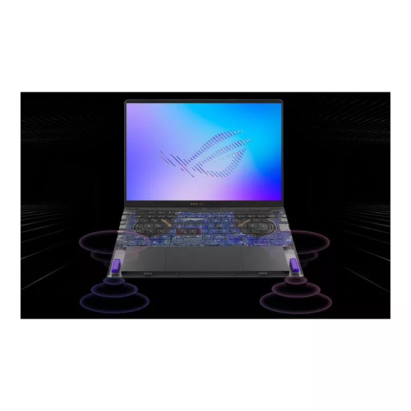 ASUS ROG Zephyrus G16 GU606AP-TB039W portátil gaming, Intel Core Ultra 9 386H hasta 4,9 GHz, GeForce RTX 5070, 32 GB RAM, SSD de 1 TB, Windows 11 Home, teclado alemán