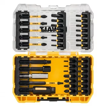 Set de 38 puntas de destornillador DEWALT DT70733T-QZ con portapuntas magnético