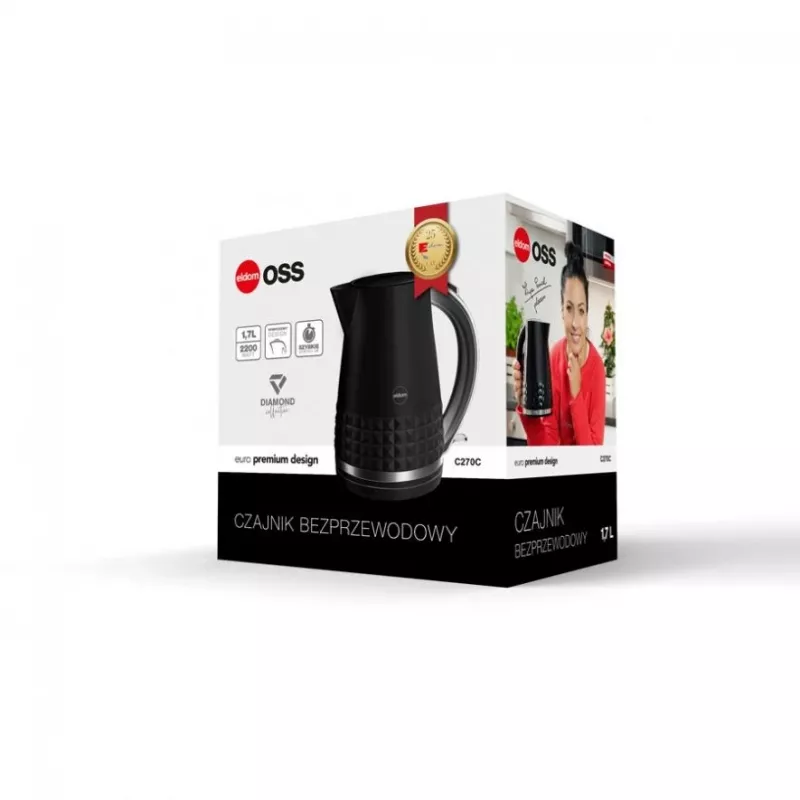 Hervidor ELDOM C270C OSS 1,7 L 2150 W negro
