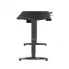 Escritorio gaming HUZARO HERO 8.5 negro 140x60 cm