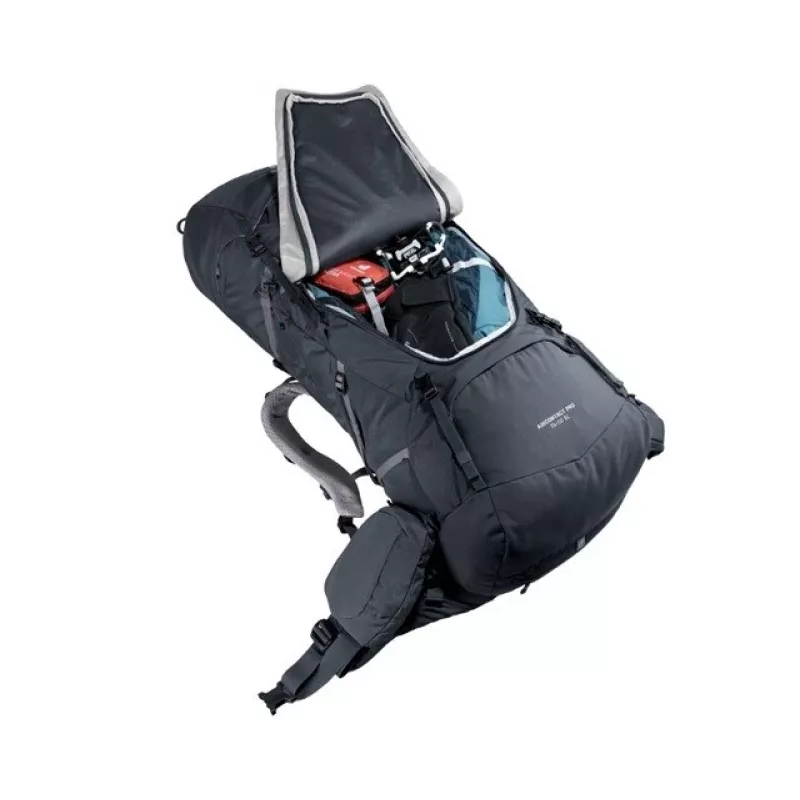 Mochila de senderismo Deuter Aircontact Pro 85+10 negra