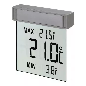 Termómetro digital de ventana TFA Vision plata/gris (30.1025)