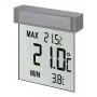 Termómetro digital de ventana TFA Vision plata/gris (30.1025)