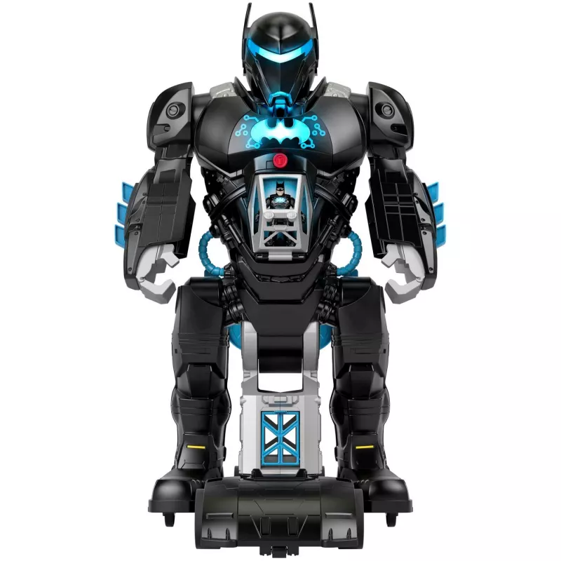 Set de juego MATTEL Imaginext DC Super Friends Bat-Tech Batbot robot transformable