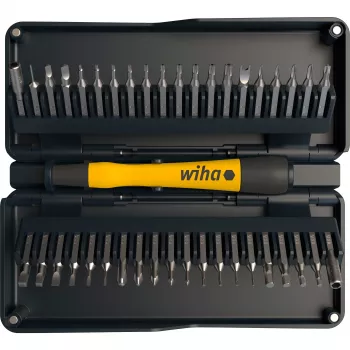 Set de micro puntas Wiha zai Hause, 42 piezas (negro, incl. portapuntas con mango ESD)