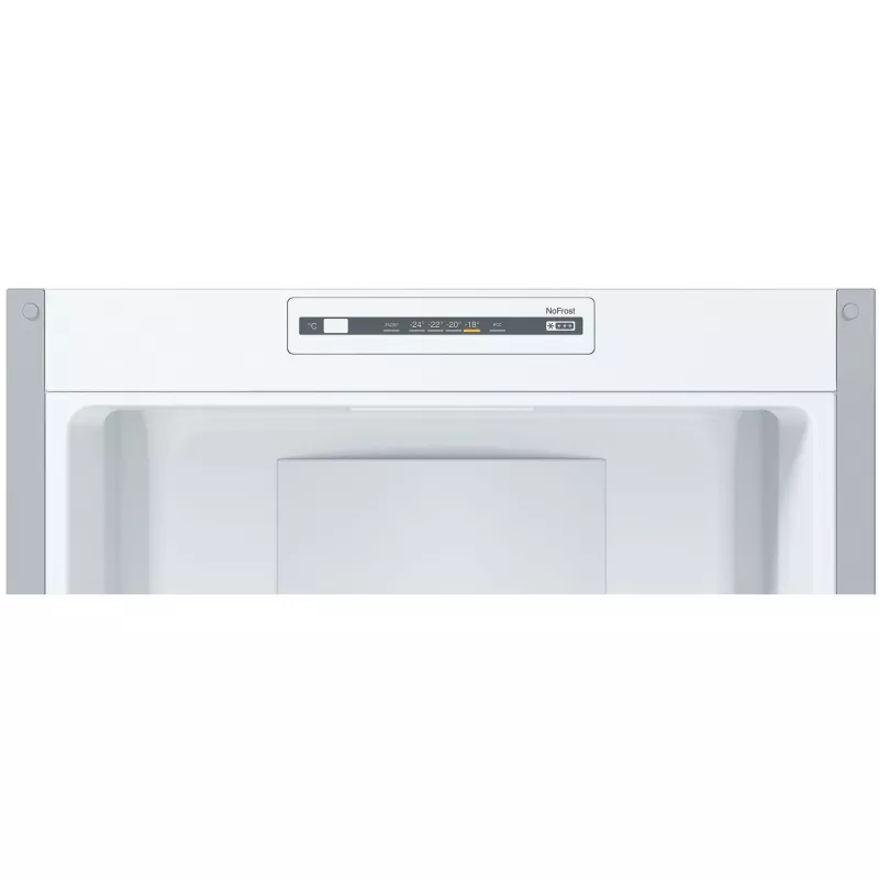 Bosch KGN36NLEA frigorífico combinado con congelador inferior, No Frost, 305 l, clase energética E, acero inoxidable