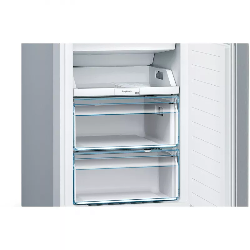 Bosch KGN36NLEA frigorífico combinado con congelador inferior, No Frost, 305 l, clase energética E, acero inoxidable