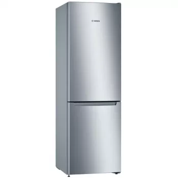 Frigorífico-congelador Bosch KGN36NLEA Serie 2, acabado acero inoxidable, 308 L de capacidad total, clase de eficiencia energética E