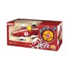Coche de carreras RC BRIO con mando a distancia, rojo/blanco