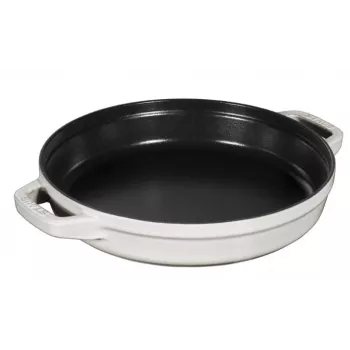 Cocotte redonda de hierro fundido Staub La Cocotte fuente 24 cm 3,8 L negra