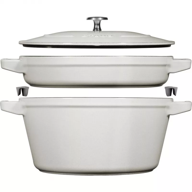 Staub 40508-385-0 La Cocotte cazuela redonda de hierro fundido, fuente para horno