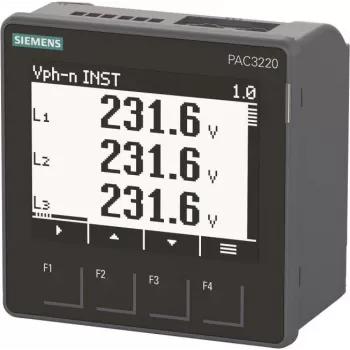 Dispositivo de monitorización de potencia Siemens SENTRON 7KM3220-0BA01-1DA0 PAC3220